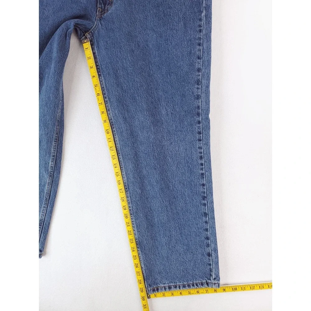Levis 550 Jeans Mens 38x30 Blue Relaxed Tapered Baggy Work Pants 90s Stone Wash